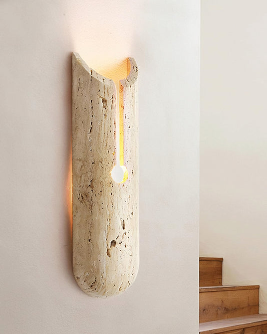 Tranquil Stone Wall Sconce