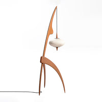 Walnut Vintage Living Room Floor Lamp