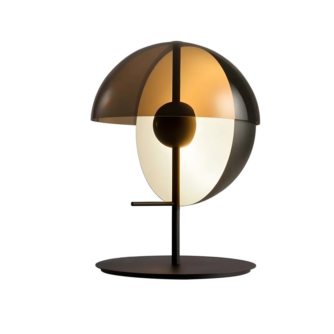 Hemispherical desk lamp