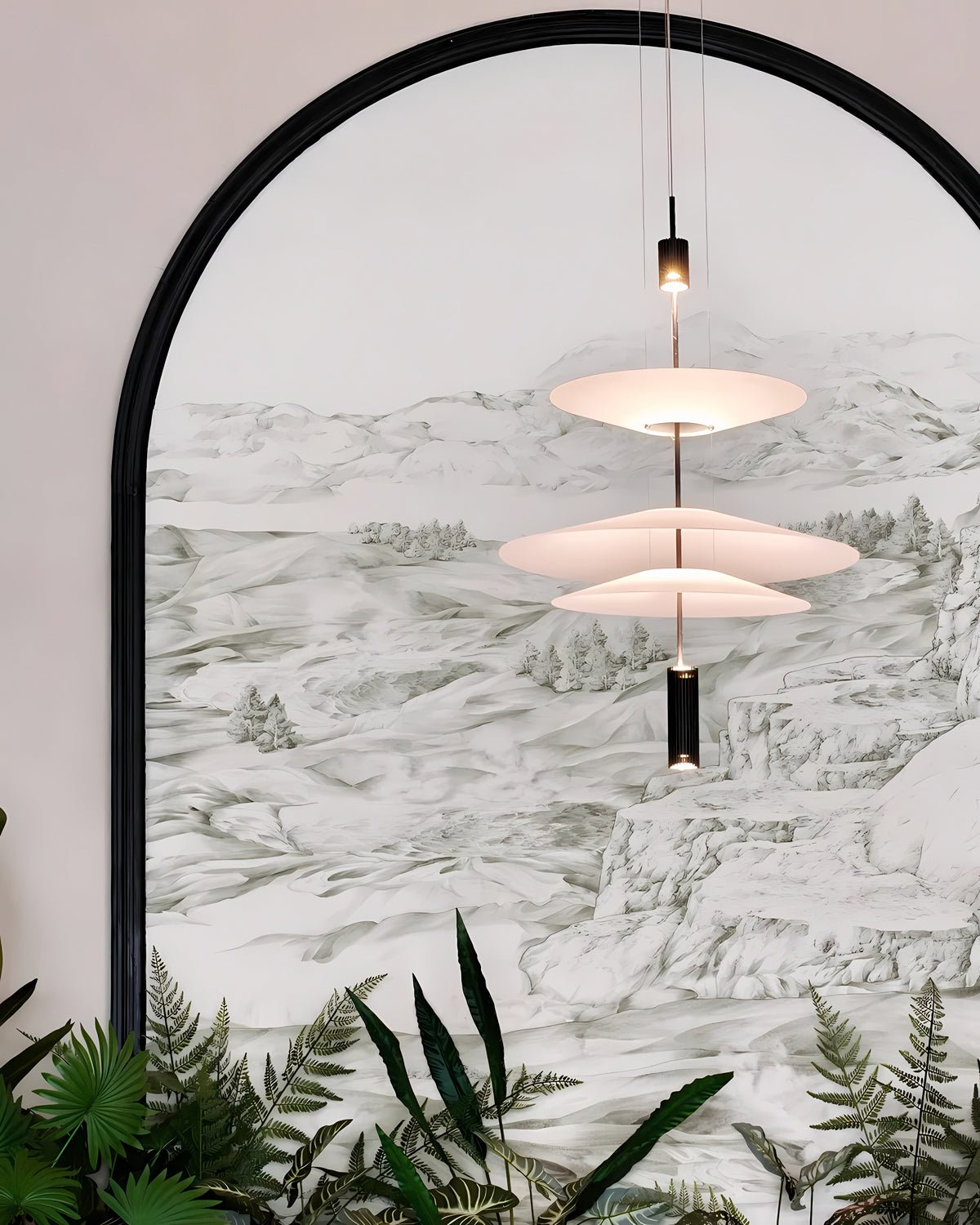 Layered Elegance Pendant Light