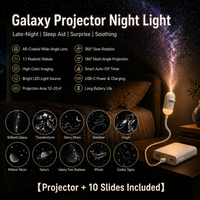2-in-1 Galaxy Projector Night Light