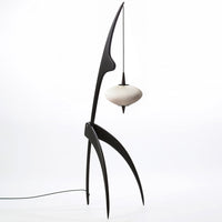 Walnut Vintage Living Room Floor Lamp