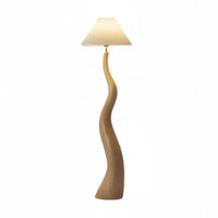 Sculptural White Floor Lamp