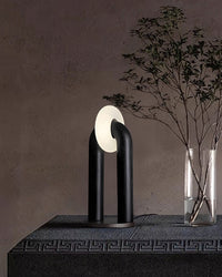 Walnut Table Lamp