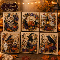 💥 Last Day 49% OFF – 👻✨ Halloween Pearl Art DIY Kit – Turn Tiny Pearls into Spooky-Cute Magic