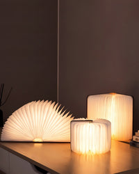 Book-shaped desk lamp