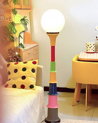 mehrfarbige Stehlampe