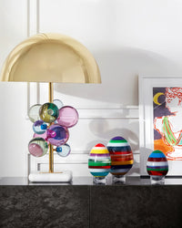 Crystal Grape Table Lamp