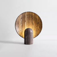 Disc table lamp