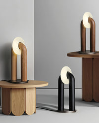 Walnut Table Lamp