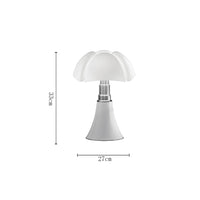Moderne Blumen-Tischlampe