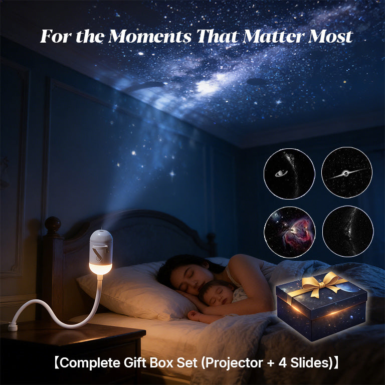 2-in-1 Galaxy Projector Night Light Bundle