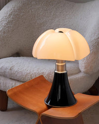 Moderne Blumen-Tischlampe