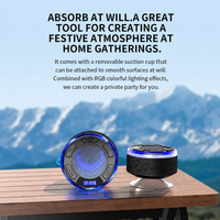 Aquro S3 Ultra – IPX7 Waterproof Shower Speaker with RGB Light & LED Display