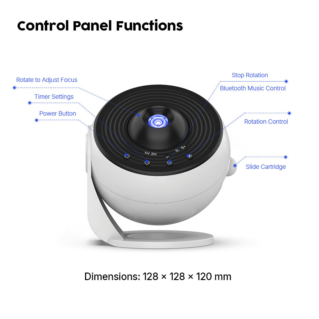 Planetarium Projector Pro for Bedroom – Pro Version with Speaker & White Noise