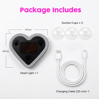 LumiHeart RGB Wireless Car Window Light With Smart Lighting