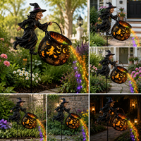 🧙‍♀️Halloween Witch Cauldron Garden Light