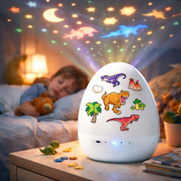 2-in-1 Dinosaur Egg Starry Sky Projector Light