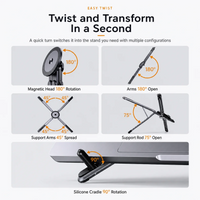 4-in-1 Foldable Magnetic Device Stand