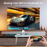 Mini 210° Smart Projector with Extra Large-Screen Display