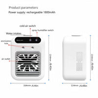 Rechargeable Wireless Mini Mist Cooling Fan