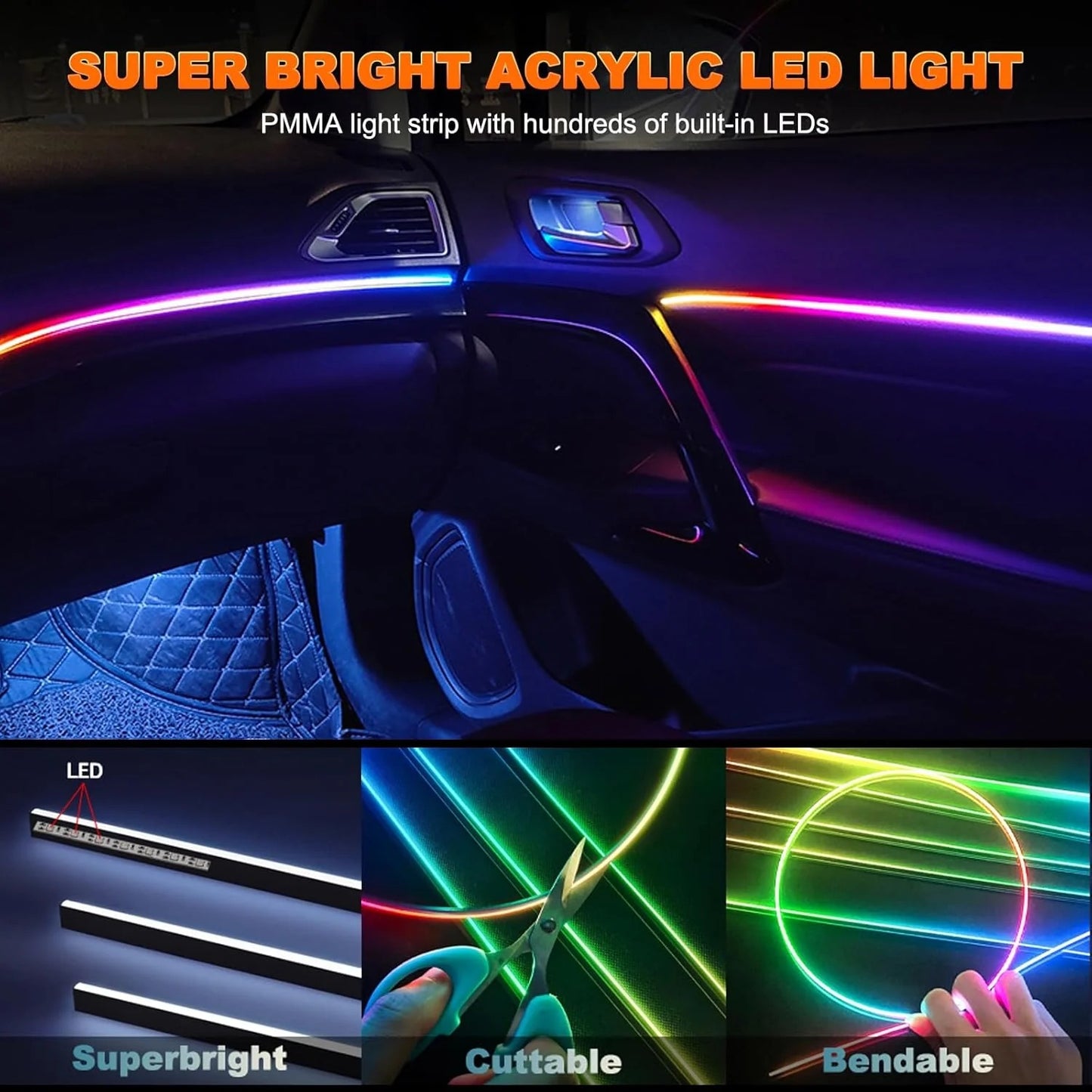 NeoFlow Dynamic RGB Interior Light Kit