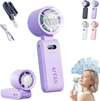 Portable Turbo Mini Fan with Ice Cooling Plate