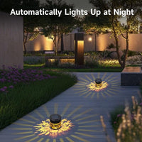 Solar Sunflower Wall Light, Ideal for Balcony & Garden, Perfect Gift Set