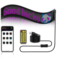 GlowPanel X – Programmable Car LED Display with Smart Remote Control