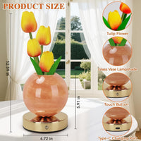 Tulip Table Lamp - LED Flower Bedside Romantic Night Light
