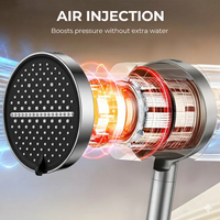 VortexRain XL Wide-Coverage 4-Mode Handheld Shower Head