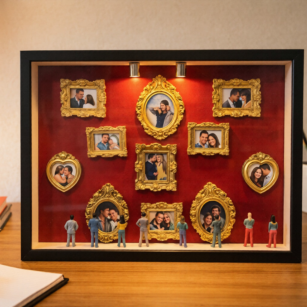 Museum of Us Frame Personalized Couples Gift