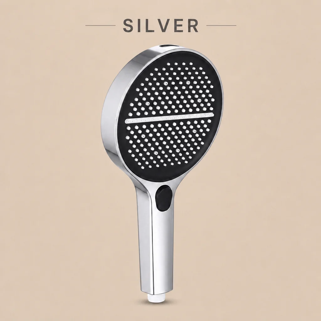 VortexRain XL Wide-Coverage 4-Mode Handheld Shower Head