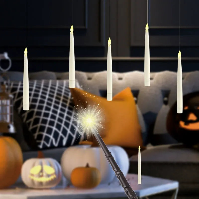 👻Flameless Candles with Magic Wand Remote 🔥