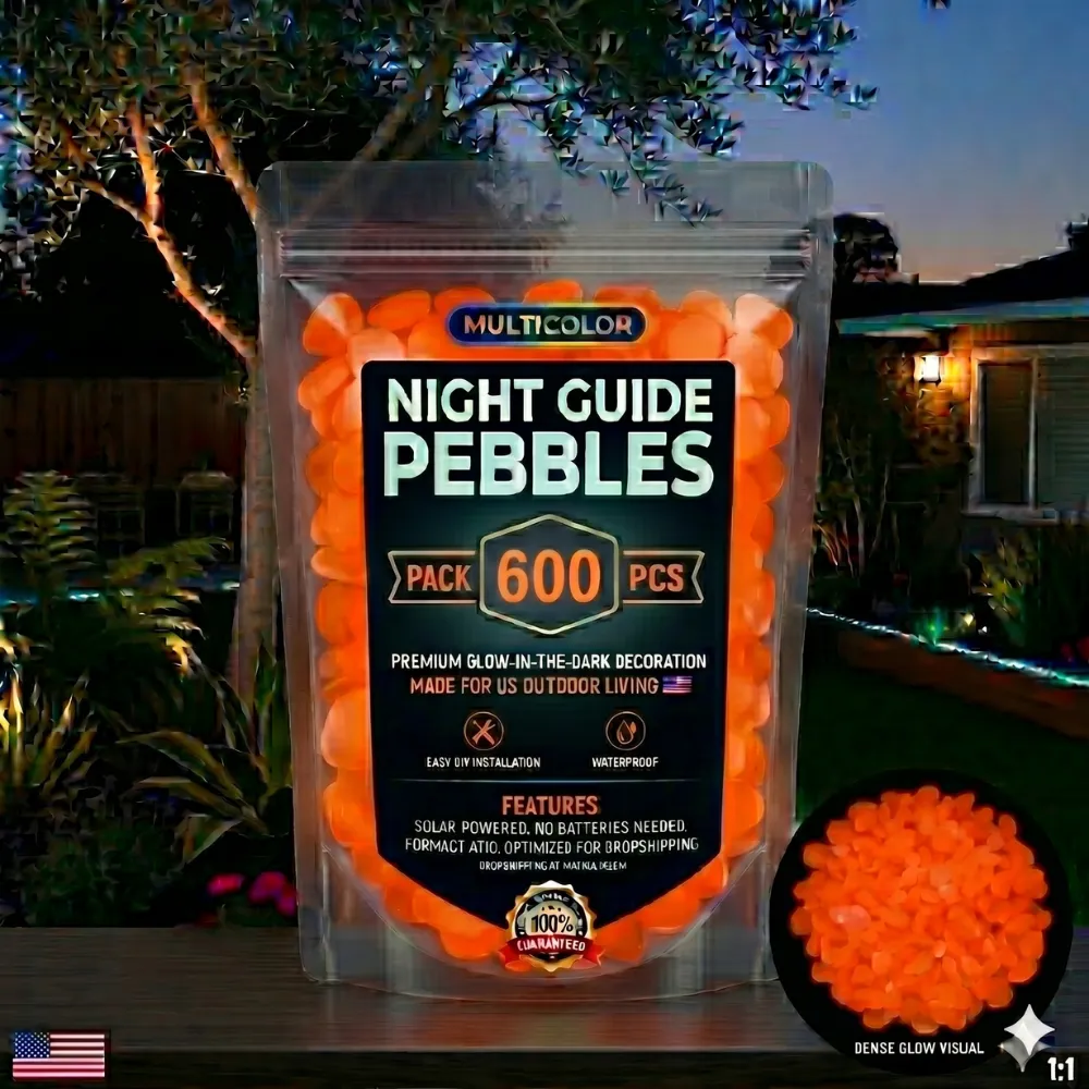 💥LAST DAY SALE 48%OFF💥🌈Colorful Glow-in-the-Dark Garden Stones