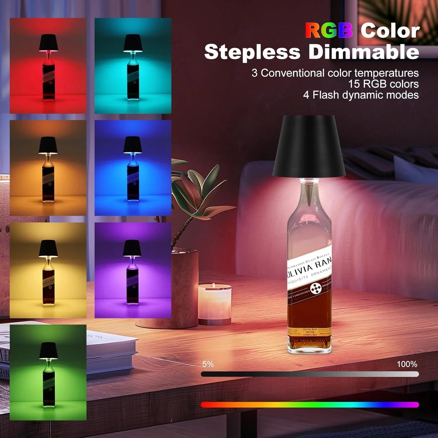Gen.2 BottleGlow RGB Touch Lamp