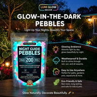 💥LAST DAY SALE 48%OFF💥🌈Colorful Glow-in-the-Dark Garden Stones