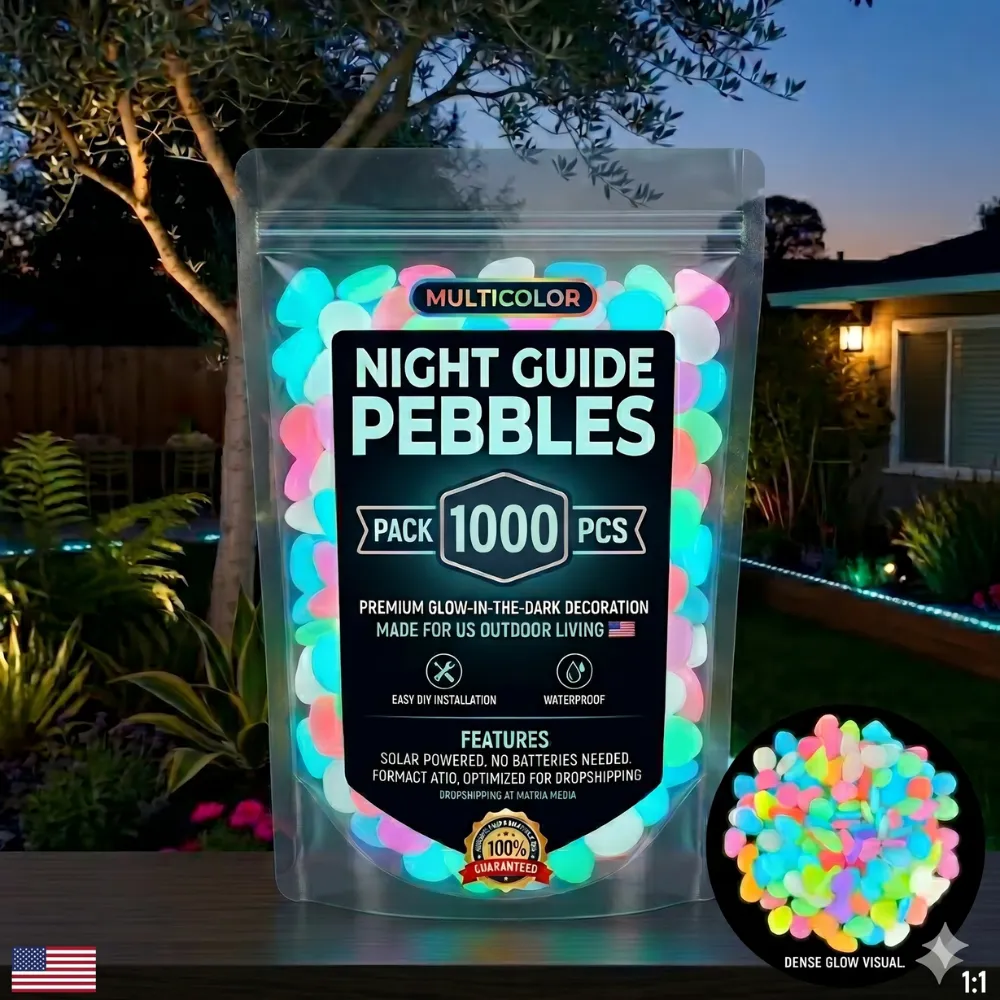 💥LAST DAY SALE 48%OFF💥🌈Colorful Glow-in-the-Dark Garden Stones