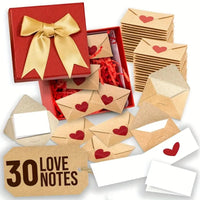 💌DIY Love Notes Box - Mini Blank Cards & Envelopes