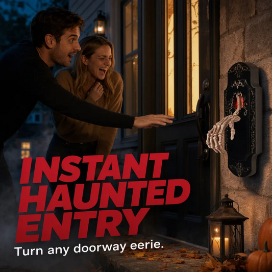 Spooky Skull Door Bell Hanging Decoration