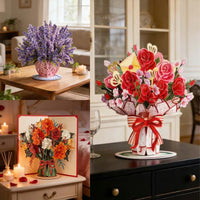 🏆55K+ SOLD! 🌼💌 Forever-Blooming 3D Flower Pop-Up Card– Personalized Love Message & Everlasting Bloom 🎁