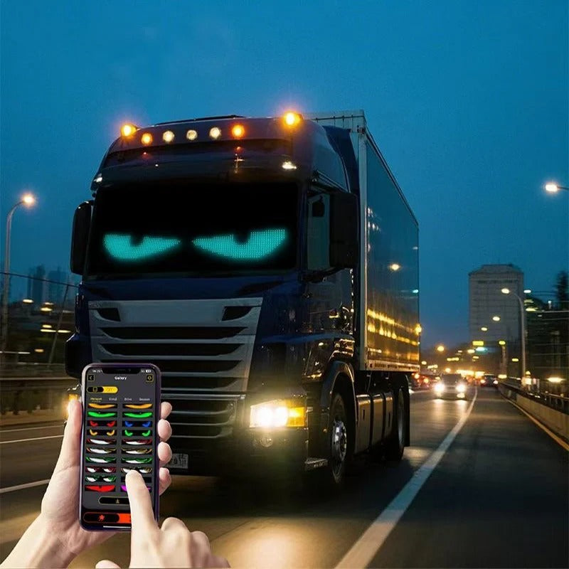GlowPanel X – Programmable Car LED Display with Smart Remote Control