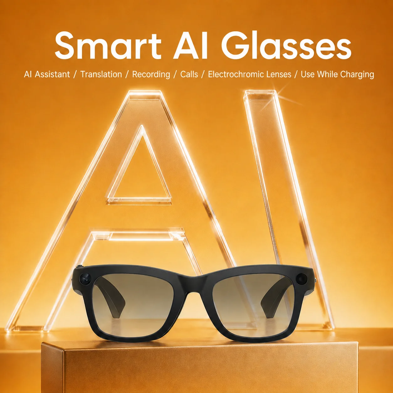 Luma All-in-One AI Electrochromic Smart Glasses