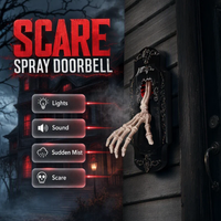 Spooky Skull Door Bell Hanging Decoration