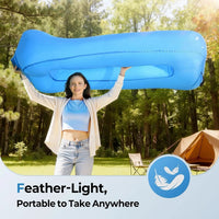 AeroLounge Go – Compact Pump-Free Inflatable Lounger