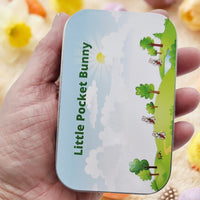 Bunny Easter Plush mummy and baby bunnies in Pocket Tin