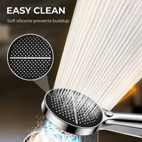 VortexRain XL Wide-Coverage 4-Mode Handheld Shower Head