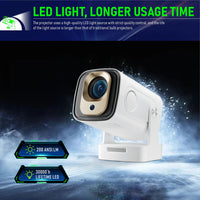 Mini HY260Pro  Portable Projector with Extra Large-Screen Display