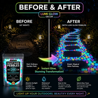 💥LAST DAY SALE 48%OFF💥🌈Colorful Glow-in-the-Dark Garden Stones