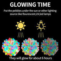 💥LAST DAY SALE 48%OFF💥🌈Colorful Glow-in-the-Dark Garden Stones